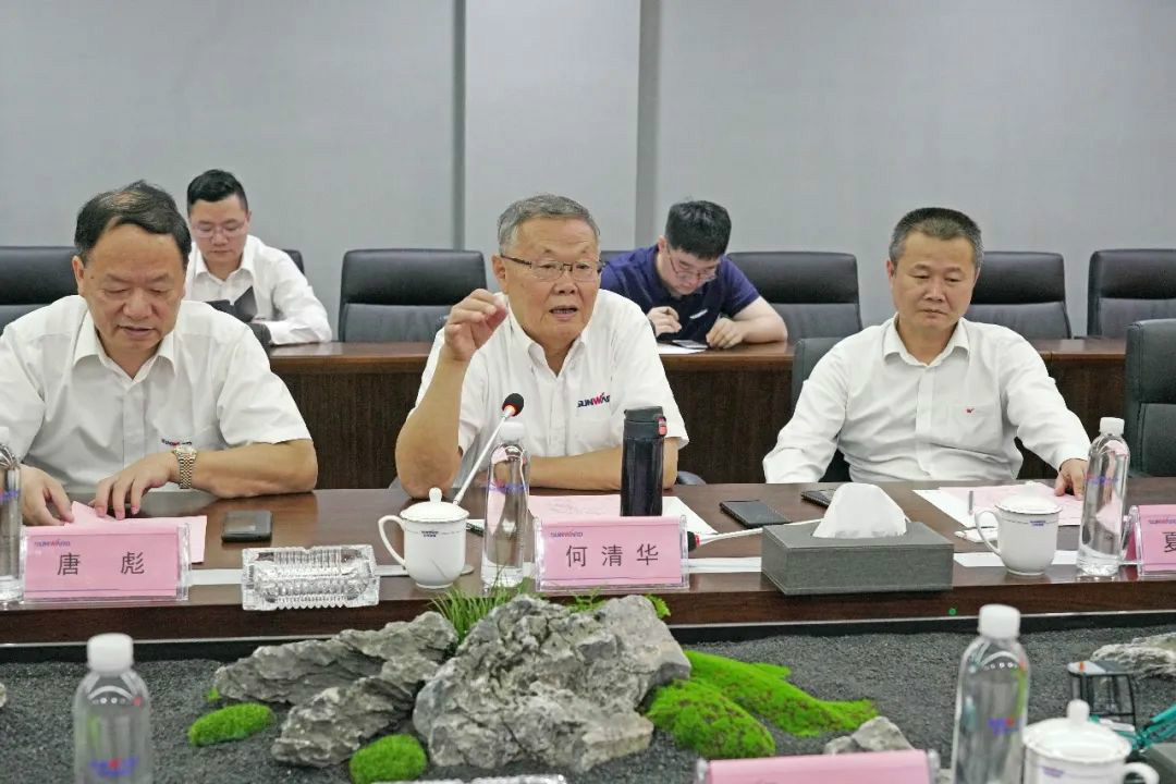 中铁装备赵华总司理莅临9001cc金沙以诚为本智能交流