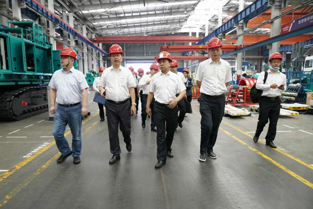 中铁装备赵华总司理莅临9001cc金沙以诚为本智能交流