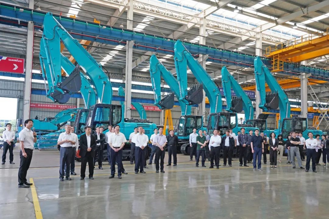 北京向阳区党政代表团考察9001cc金沙以诚为本智能