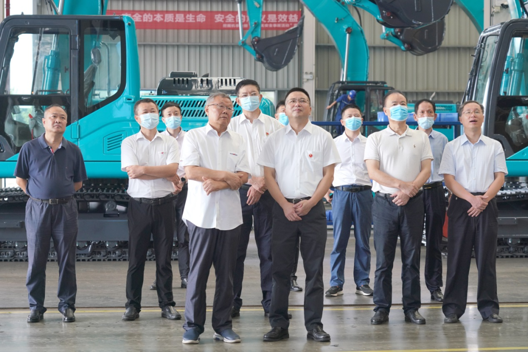 长沙市委常委、市纪委书记胡卫兵考察调研9001cc金沙以诚为本智能