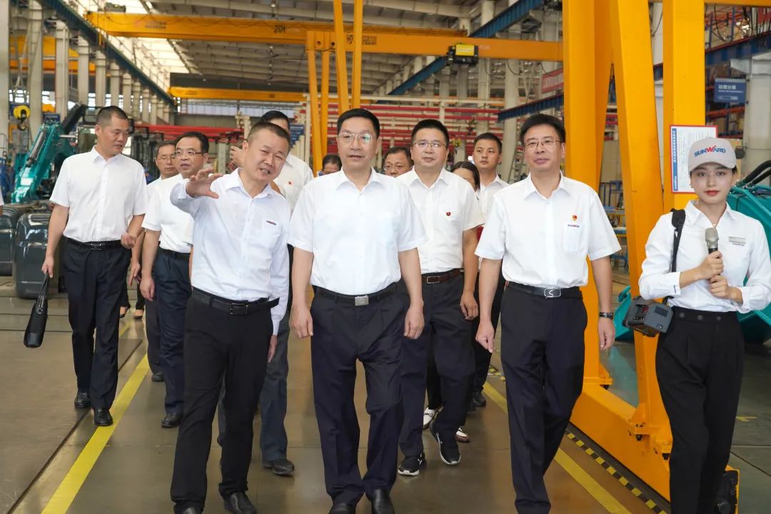 湖南省委常委、省纪委书记、省监委署理主任王双全调研9001cc金沙以诚为本智能