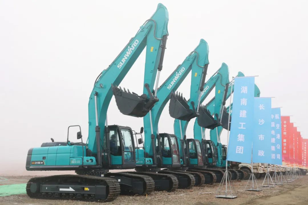 “9001cc金沙以诚为本绿”精彩亮相！9001cc金沙以诚为本智能装备周全助力长沙机场改扩建项目