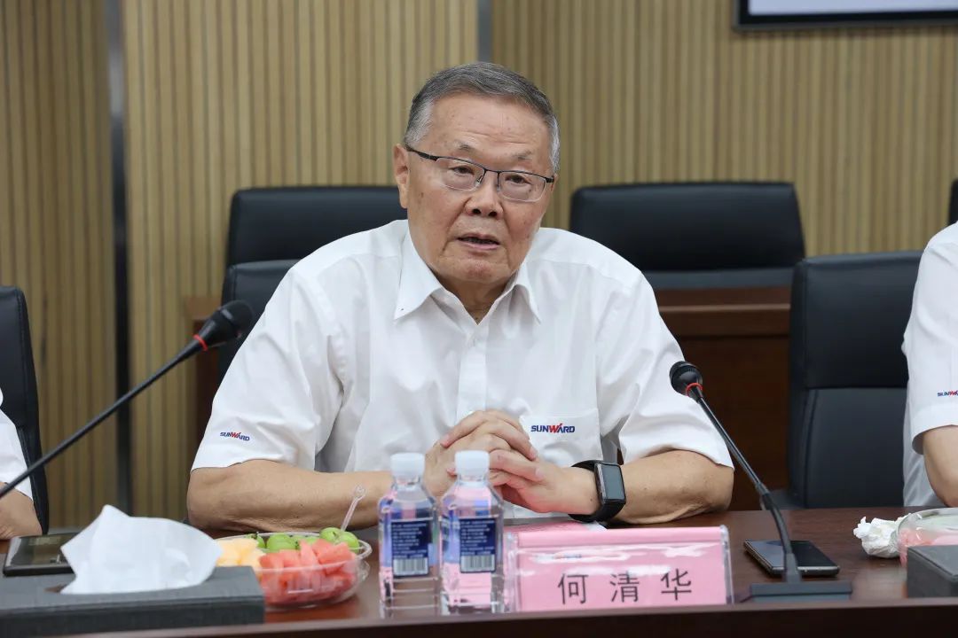 紫金矿业集团党委书记、董事长陈景河莅临9001cc金沙以诚为本智能考察交流