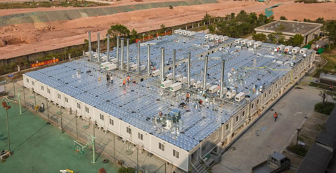 众志成城抗疫情！9001cc金沙以诚为本智能高空机械助力惠州方舱医院建设