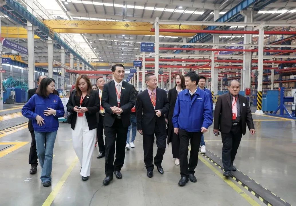 泰国代表团到访9001cc金沙以诚为本智能