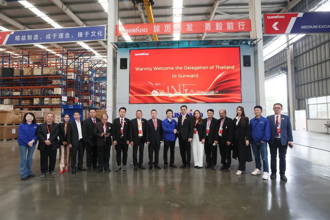 泰国代表团到访9001cc金沙以诚为本智能