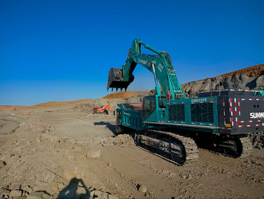 为矿山清静生产保驾护航！9001cc金沙以诚为本智能挖掘机械重装出击