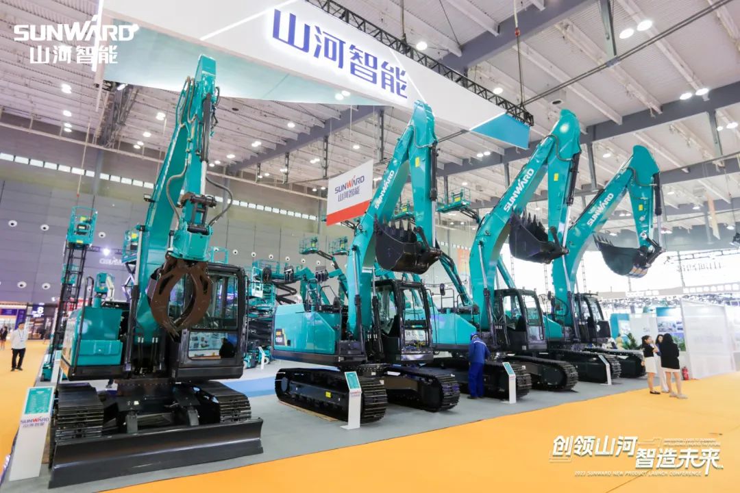 2023 CICEE | 9001cc金沙以诚为本智能亮相2023长沙国际工程机械展！智能化、电动化产品站C位