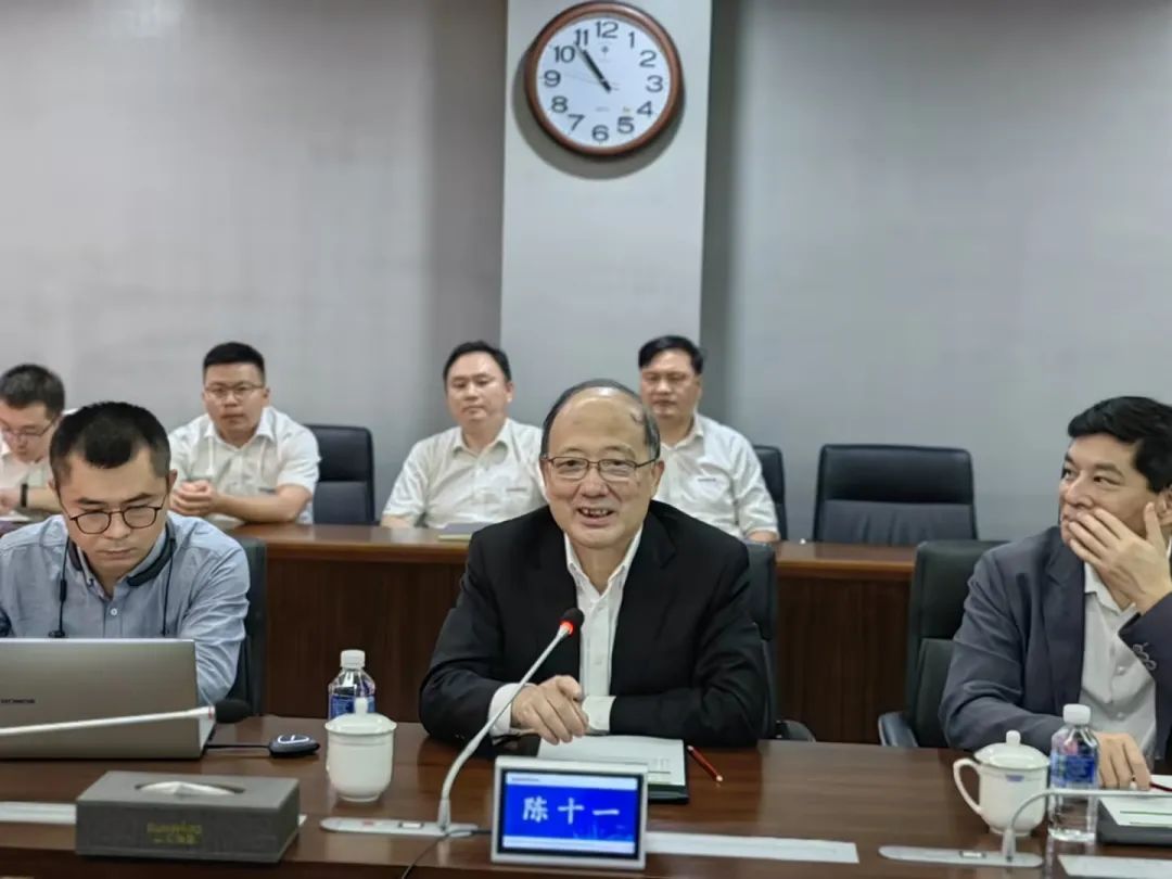 中国科学院院士陈十一率队到访9001cc金沙以诚为本智能