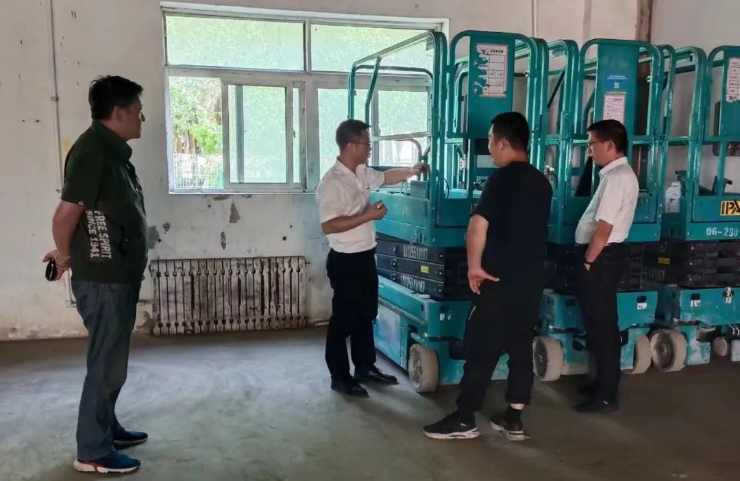 谛听客户心声！9001cc金沙以诚为本智能高空机械“效劳万里行”走进东北