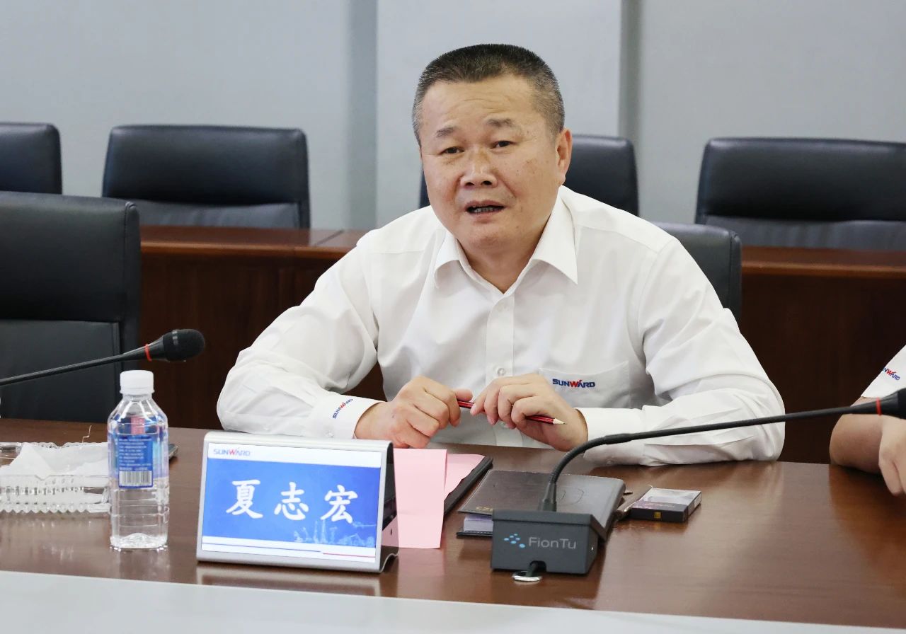 永青科技集团董事长胡晓东带队到访9001cc金沙以诚为本智能