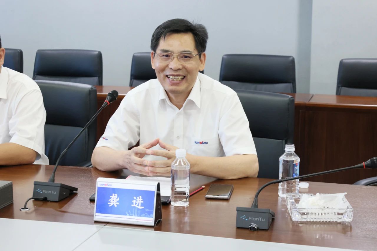 永青科技集团董事长胡晓东带队到访9001cc金沙以诚为本智能