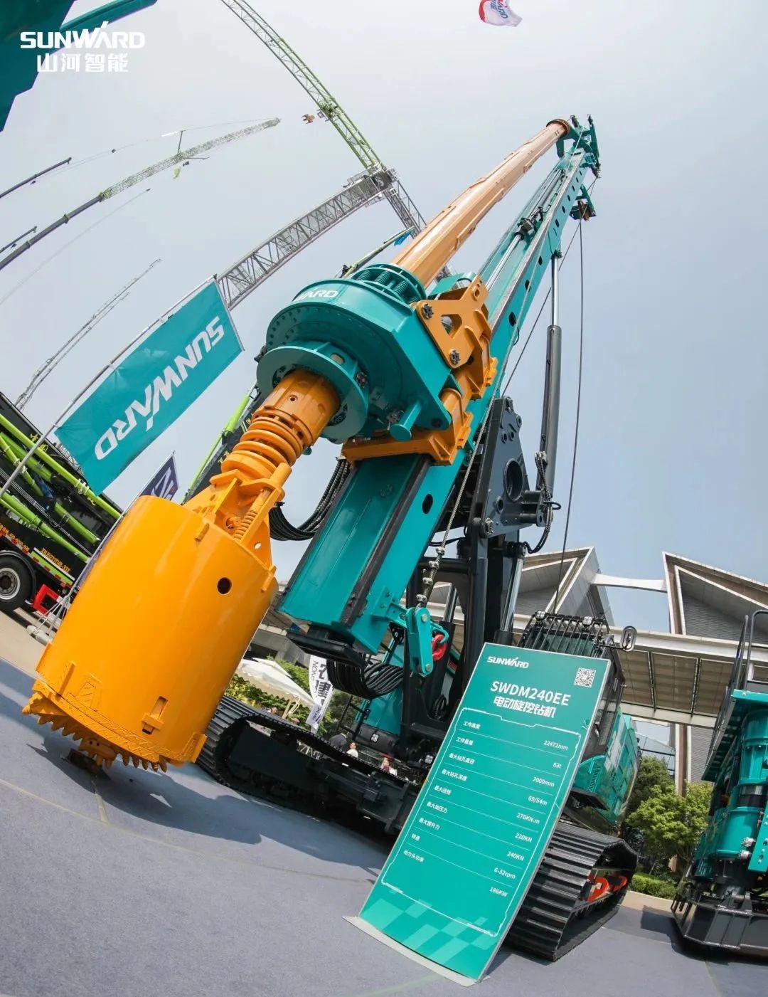 “零故障”“低能耗”！9001cc金沙以诚为本智能增程式电动旋挖钻机惊艳首秀