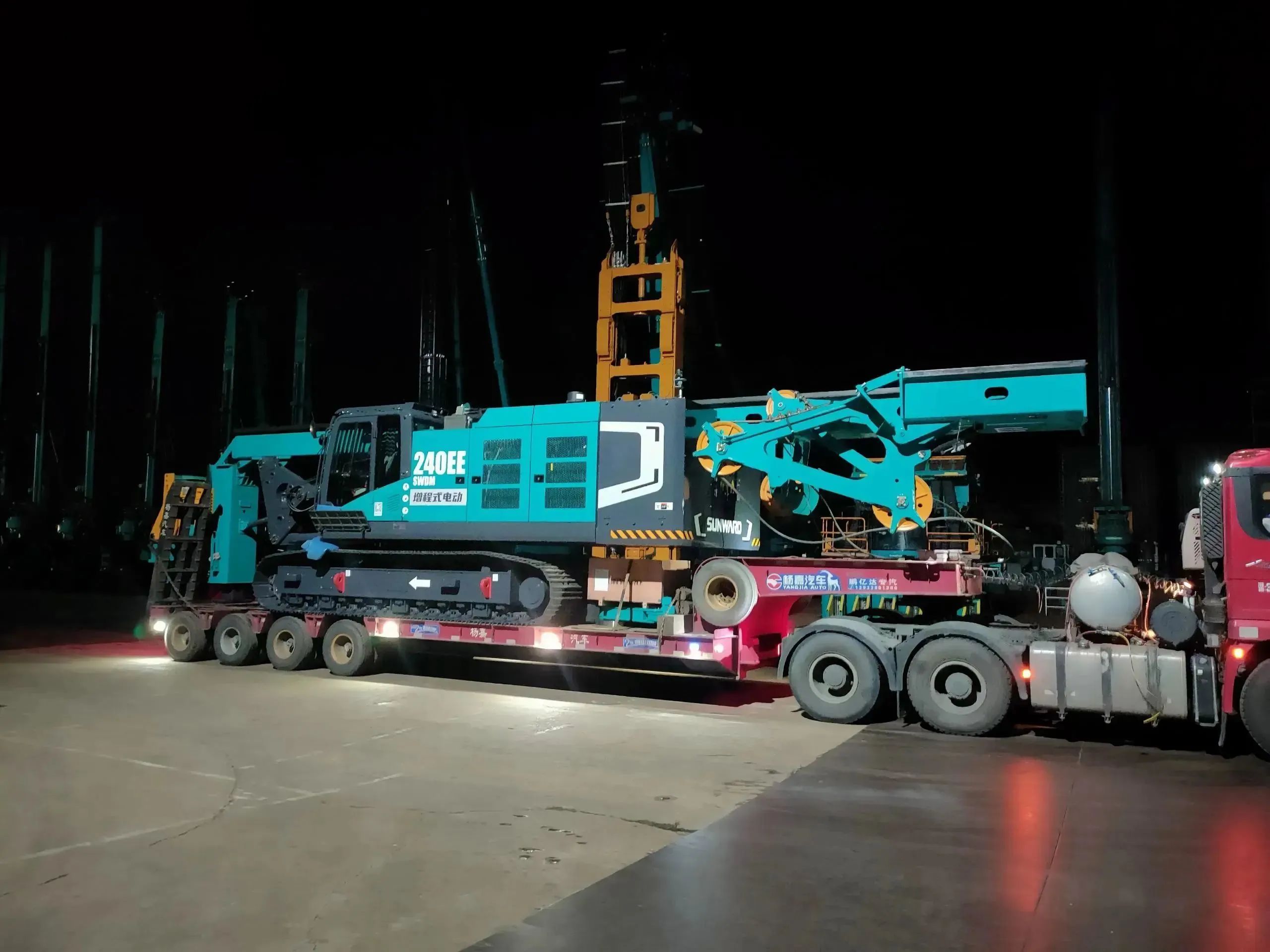 “零故障”“低能耗”！9001cc金沙以诚为本智能增程式电动旋挖钻机惊艳首秀