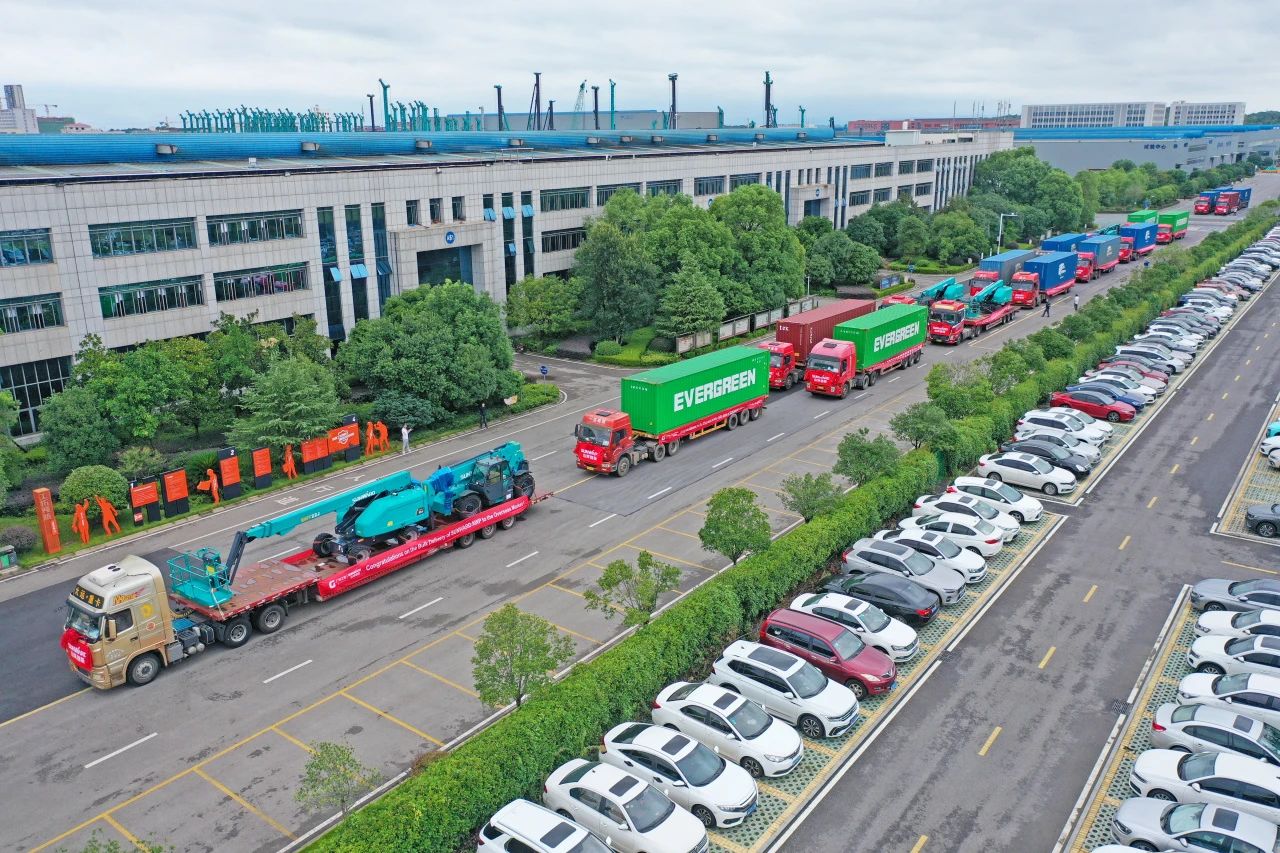 深化全球结构，，，，加速出海程序！9001cc金沙以诚为本智能高空机械装备外洋订单大型发货仪式圆满举行