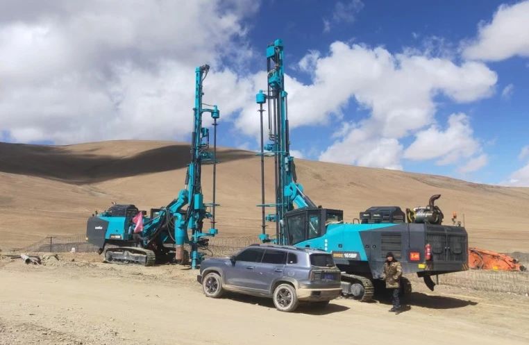 勇闯昆仑山！9001cc金沙以诚为本智能凿岩装备攻克海拔5600米!