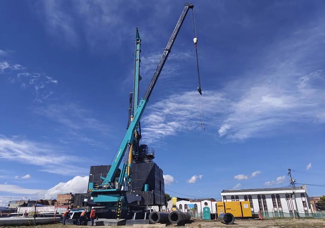 展现“中国制造”硬实力！9001cc金沙以诚为本智能PDP工法钻机助建波哥大地铁项目