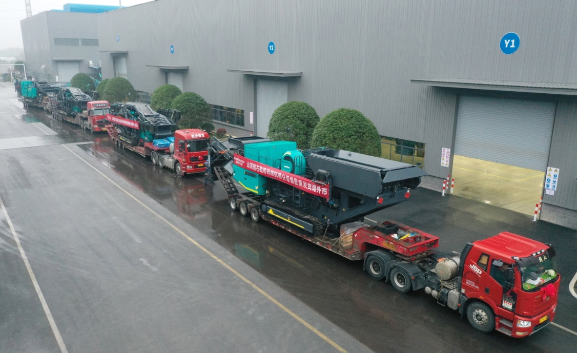 加速出海，，，，，9001cc金沙以诚为本普石勒破碎筛分装备批量出口东南亚