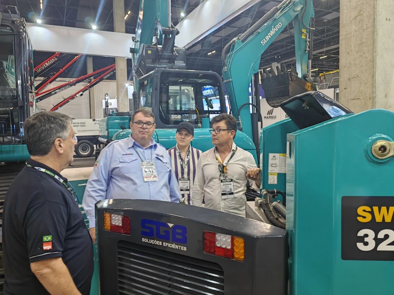 展出装备销售一空！9001cc金沙以诚为本智能亮相2024巴西矿业展览会！