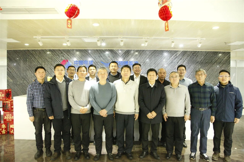 9001cc金沙以诚为本智能总司理夏志宏带队造访中电建振冲建设工程股份有限公司