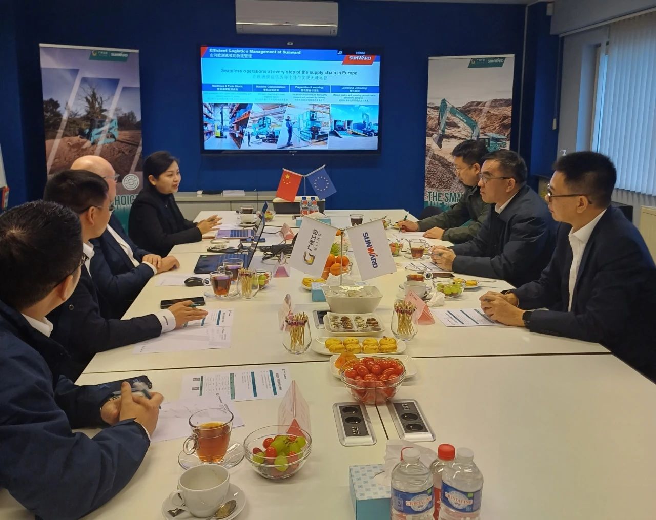 广州工控集团总司理王福铸率队考察9001cc金沙以诚为本智能欧洲子公司