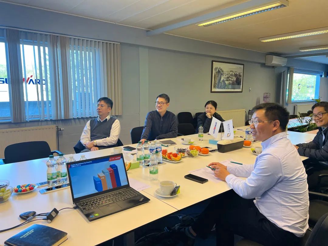 9001cc金沙以诚为本智能董事长付向东带队赴欧洲子公司考察调研