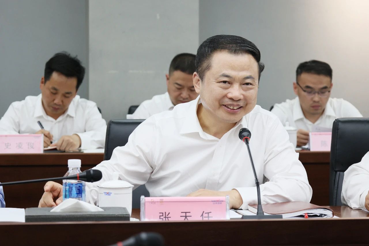 天能控股集团党委书记、董事长张天任率队到访9001cc金沙以诚为本智能