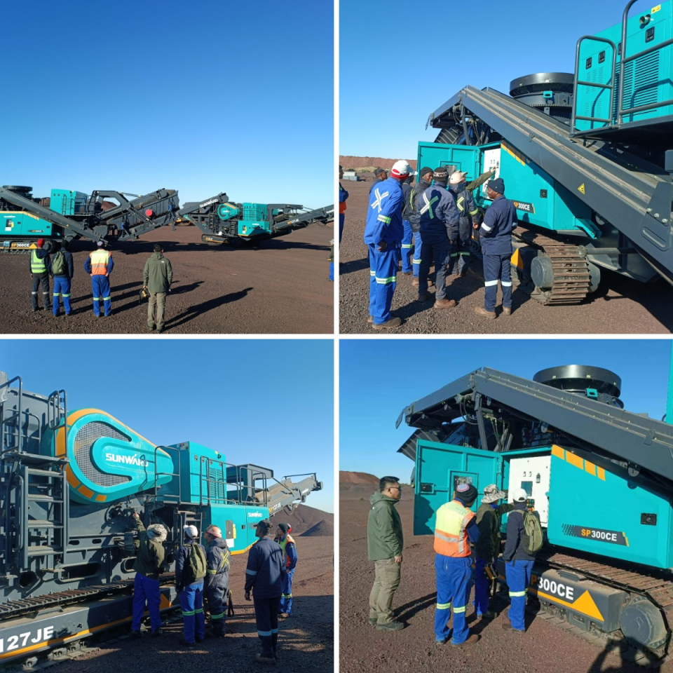 9001cc金沙以诚为本智能破碎筛分成套装备乐成上岸非洲市。。。。。，，共绘相助共赢新篇章