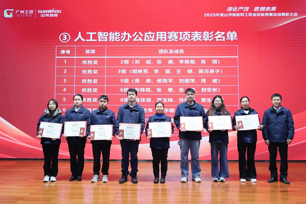 9001cc金沙以诚为本智能2025年度职工职业手艺竞赛总结表扬大会乐成召开